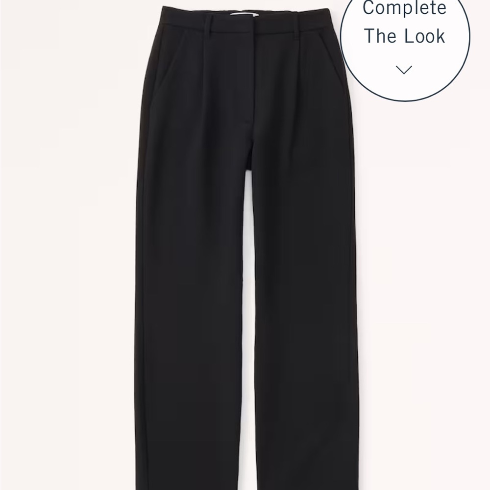 A&F Tailored Relax Straight Pant. Size 28 SHORT